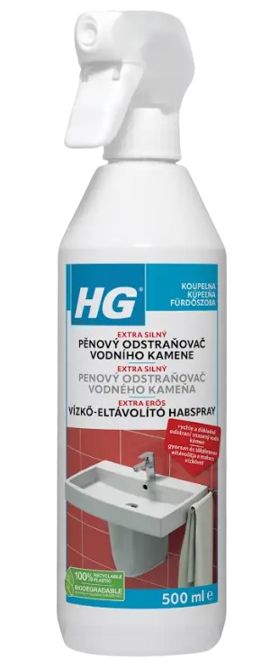 HG 605 - 3x silnejší penový čistič vodného kameňa 0,5 L