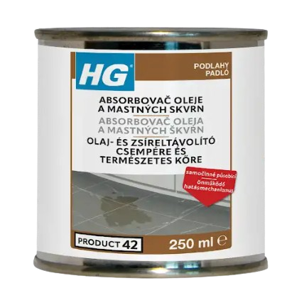 HG 470 - Absorbovač oleja a mastných škvŕn 250 ml 470