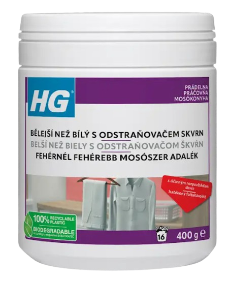 HG 365 - Bieliaci prostriedok s odstraňovač škvŕn (belší než biely) 400 g