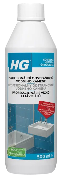 HG 100 - Profesionálny odstraňovač vodného kameňa 0,5 l 100