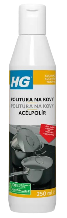 HG 168 - Politúra na kovy 250 ml 168