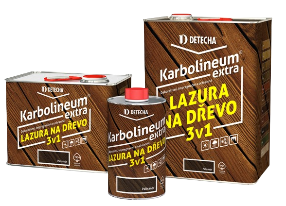 KARBOLINEUM EXTRA 3v1 - Olejová lazúra na drevo (vzorka) teak, 0,2 kg