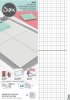 SIZZIX - Samolepiace listy s mriežkou