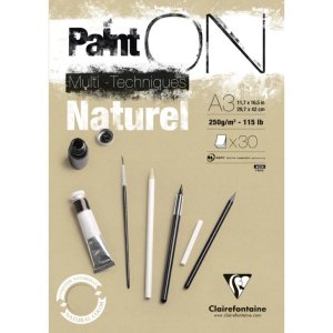 CLAIREFONTAINE PAINT´ON - Tónovaný papier na suché média