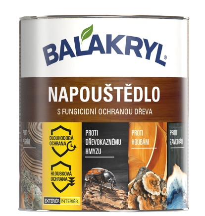 BALAKRYL - Napúšťadlo na drevo s fungicídnou ochranou