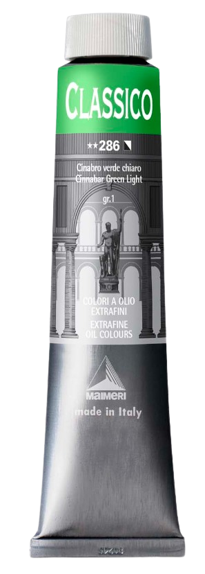 MAIMERI CLASSICO - Extra jemné olejové farby 286 - cinnabar green light, 0,2 L