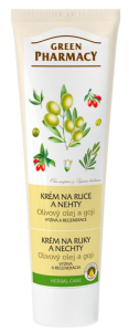 GREEN PHARMACY - Krém na ruky s olivovým olejom & goji