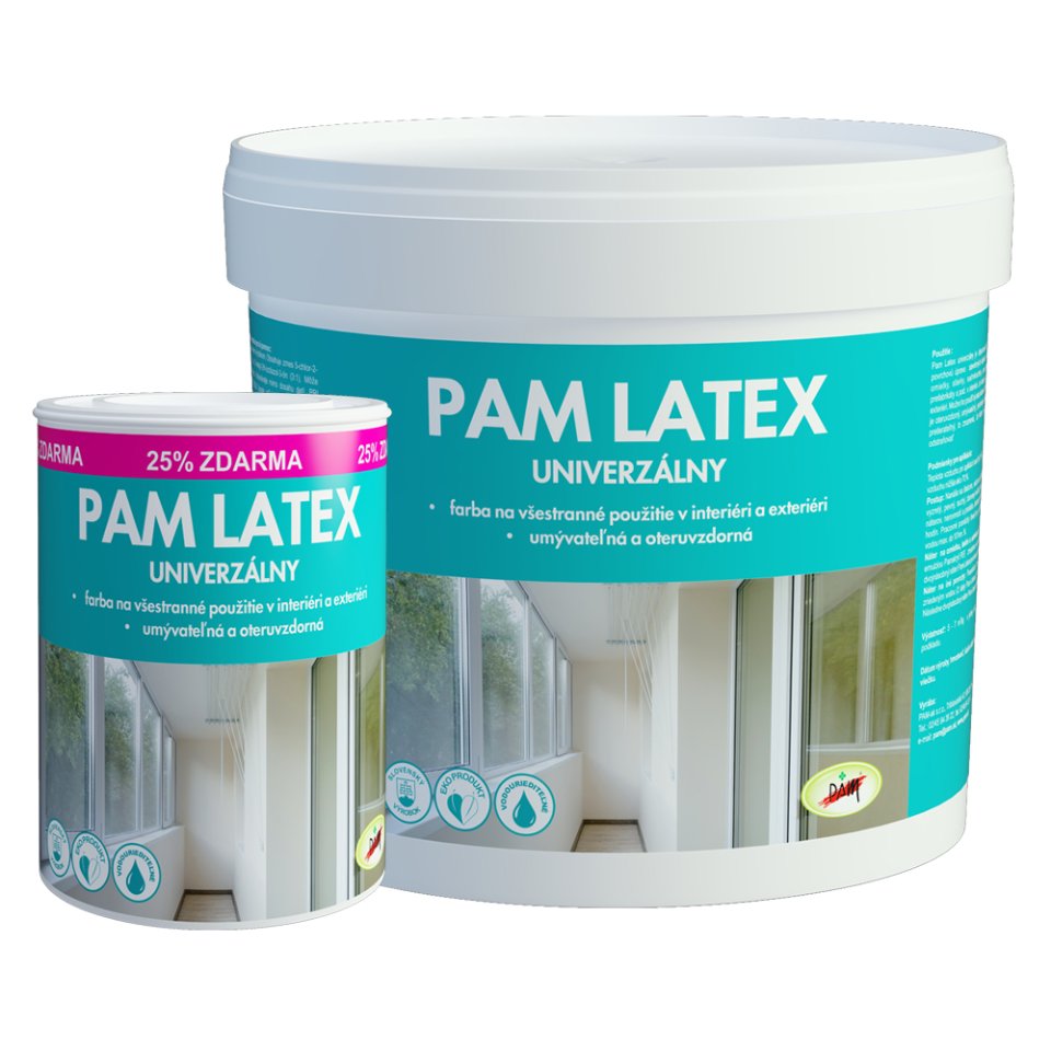 PAM Latex univerzálny - Univerzálna latexová farba