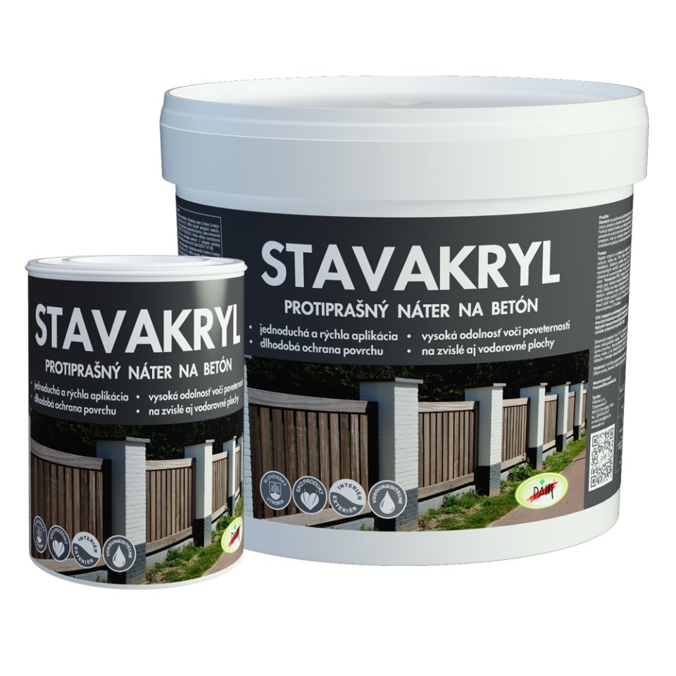 PAM Stavakryl - Protiprašný náter na betón