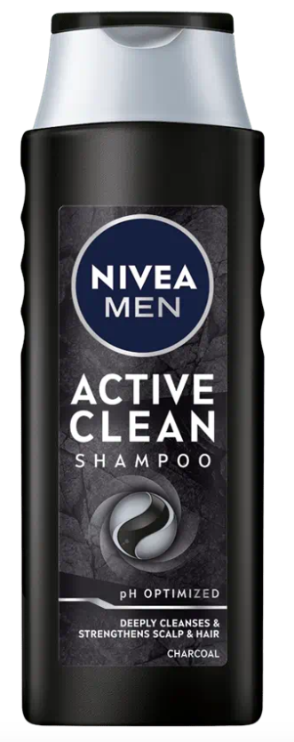 NIVEA ACTIVE CLEAN - Pánsky šampón s aktívnym uhlím