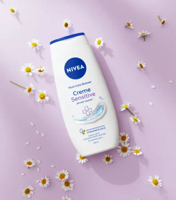 NIVEA CREME SENSITIVE - Sprchovací gél na citlivú pokožku