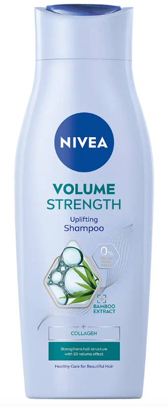 NIVEA VOLUME & STRENGHT - Dámsky šampón pre vlasy bez objemu