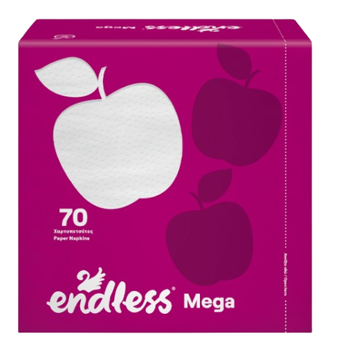 ENDLESS MEGA WHITE - Jednovrstvové papierové utierky