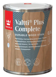 VALTTI PLUS COMPLETE - Rýchloschnúca saténová tenkovrstvá lazúra (zákazkové miešanie)