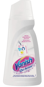 VANISH OXI ACTION WHITE - Tekutý prostriedok na bielenie a odstránenie škvŕn