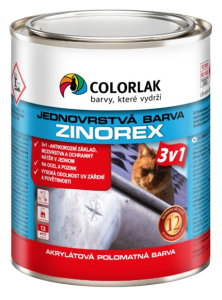 ZINOREX S2211 - Akrylátová farba na oceľ a pozink 3v1