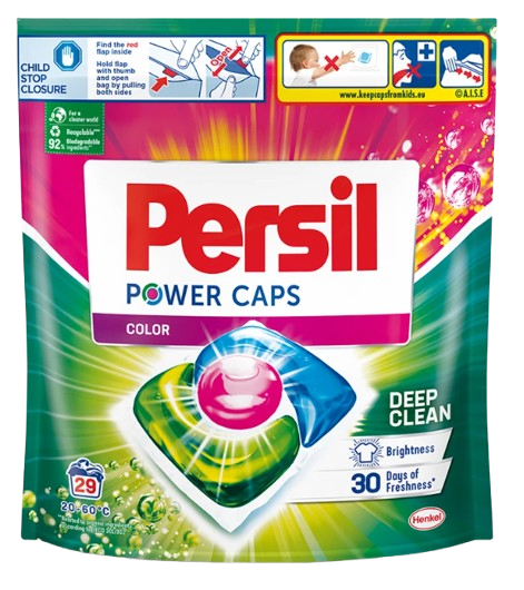 PERSIL POWER CAPS COLOR - Kapsule na pranie pre odolné odstránenie škvŕn