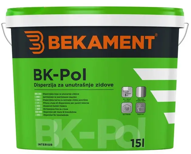 BK-POL - Oteruvzdorná interiérová farba