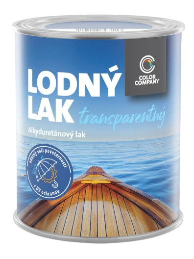 COLOR COMPANY - Alkyduretánový lodný lak bezfarebný lesklý, 5 L