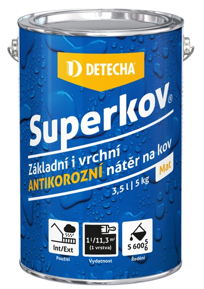 SUPERKOV - Antikorózna syntetická farba 2v1