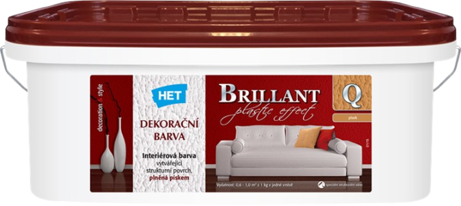 BRILLANT Q - Dekoračná farba plnená pieskom