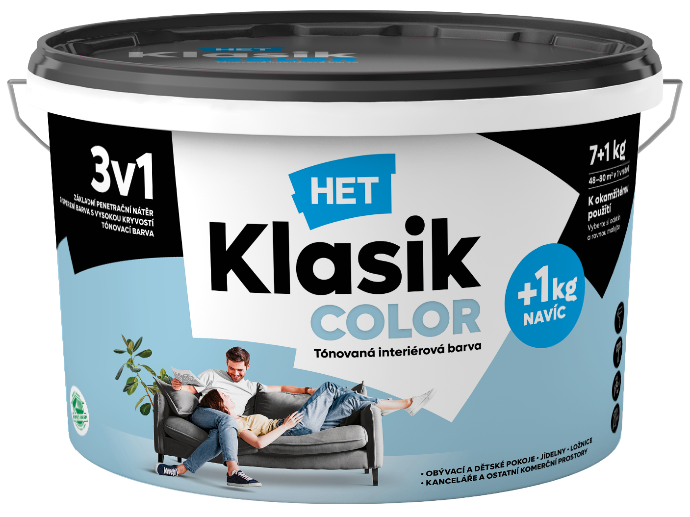 KLASIK COLOR - Tónovaná interiérová farba