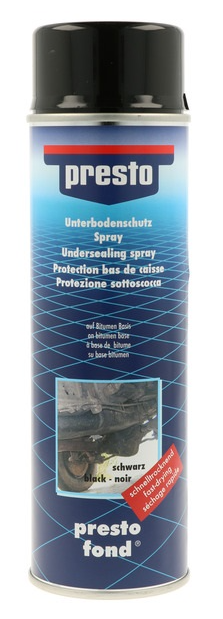 E-shop Presto fond UBS Bitumen - ochrana spodku vozidla 500 ml sprej - čierny