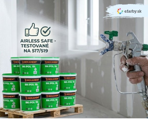 Tlačí vás investor do ceny za Primalex Plus 25kg? Zoberte farbu do Airlessu, s ktorou neprerobíte.