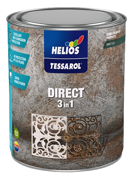 TESSAROL DIRECT 3v1 - Antikorózny náter na oceľ a kov