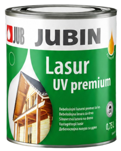 JUBIN LASUR UV PREMIUM - Hrubovrstvá lazúra na drevo