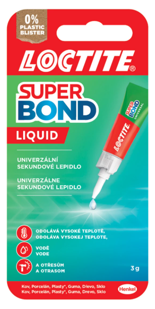 LOCTITE SUPER BOND - Univerzálne sekundové lepidlo