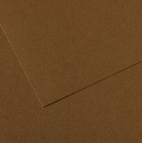 CANSON MI-TEINTES - Buničinou farbený papier (501 - tobacco, 50 ks)