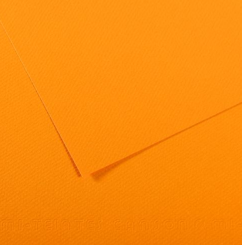 CANSON MI-TEINTES - Buničinou farbený papier (553 - cadmium yellow, 50 ks)