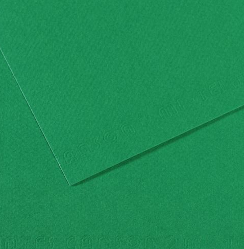 CANSON MI-TEINTES - Buničinou farbený papier (575 - viridian, 50 ks)