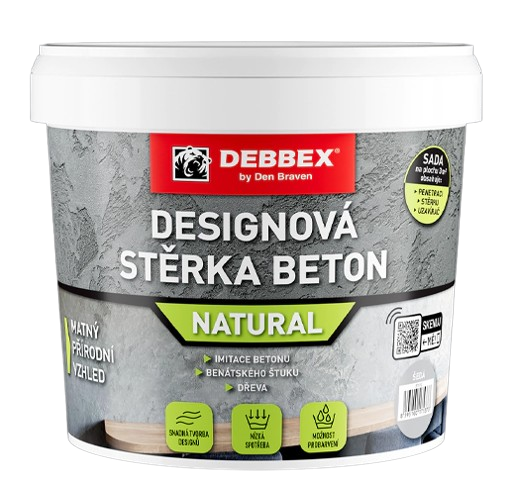 BETON NATURAL - Dizajnová stierka s efektom betónu