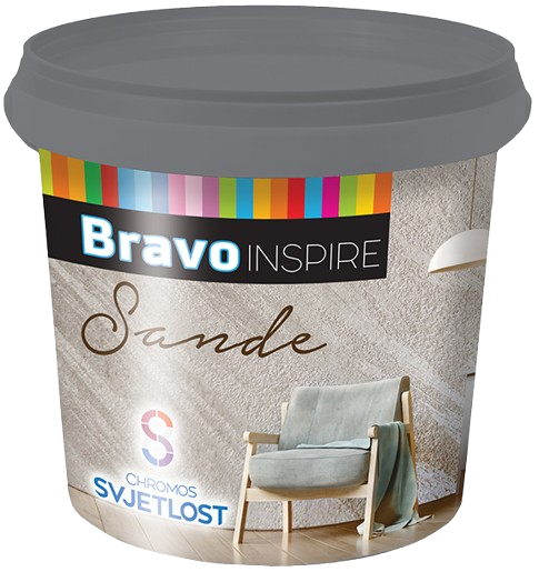BRAVO INSPIRE SANDE - Dekoratívna farba do interiéru
