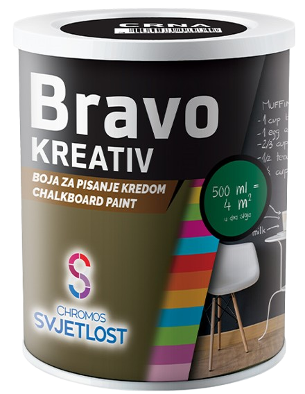 BRAVO KREATIV - Tabuľová farba