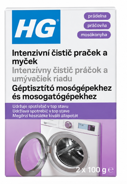 HG 248 - Prípravok na údržbu práčok a umývačiek riadu