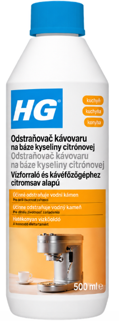 HG 323 - Odstraňovač vodného kameňa na espresso a kávovary