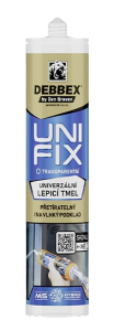 MS UNIFIX CLEAR - Univerzálny lepiaci a tesniaci tmel