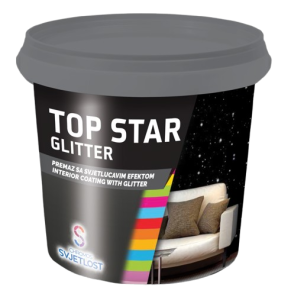 TOP STAR GLITTER - Dekoratívny náter s trblietkami