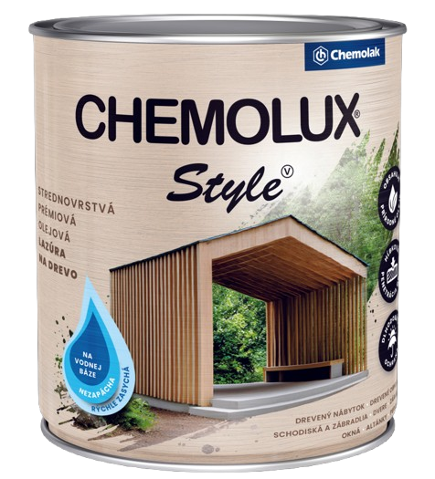 CHEMOLUX STYLE - Strednovrstvá vodou riediteľná lazúra