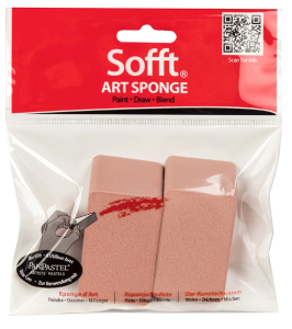 PanPastel SOFFRT ART SPONGE - Umelecké hubky so šikmo zrezaným okrajom